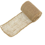 JubileeYarn Burlap Jute Craft Ribbon - 5.5 x 10 Yards - Natural - 10 Rolls