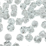100pcs 12mm Acrylic Cube Beads Square Faceted Acrylic Beads with Hole Plastic Spacer Beads for Bracelets Necklace Earring Making