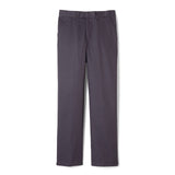 French Toast boys Adjustable Waist Relaxed Fit (Standard & Husky) Pants, Heather Gray, 12 US