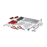 Crescent 150 Piece 1/4 and 3/8 Drive 6 Point SAE/Metric Professional Tool Set - CTK150