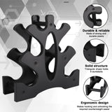 1 Pack Dumbbell Rack Stand-3 Tier Weight Rack for Dumbbells,Plastic Dumbbell Stand A Frame Triangle Small Weight Storage Shelves