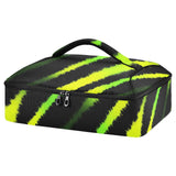 SyXIOP Insulated Casserole Carrier Bag Neon Shades TieDyes Black