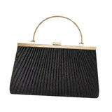 Merishopp Evening Clutch Handbag Elegant Evening Bag For Dinner Holidays Birthday Gift Black