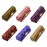 MIAO JIN 6PCS Lipstick Case with Mirror Bulk, Small Lipstick Holder for Purse, Storage Box Mini Floral Jewelry Cosmetic Case (Ra