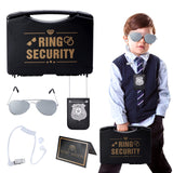 Keymall Ring Bearer Security Box - Include Proposal Card, Special Agent Badge, Shades, Walkie Talkie for Kids - Proposal Gift