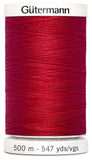 Gutermann 501410 SewAll Thread 547ydScarlet