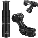 Bike Stem Riser & Adjustable MTB Stem, 31.8mm Bike Stem Adjustable 60 Degree, Aluminum Bicycle Handlebar Riser, Universal Bike S