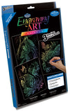 Royal & Langnickel Royal and Langnickel Engraving Art 3 Design Value Pack, Rainbow