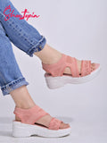 Shoetopia Women'S Sandal-4 Kids Uk (Milton-Pink)-Eu37,Pink,4,B0D2TW35HN