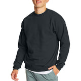Hanes Mens EcoSmart Sweatshirt, Black, 4XL