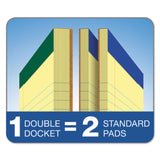 Tops 63376 Notepads,Narrow Ruled,100 Shts,8-1/2-Inch X11-3/4-Inch,6/Pk,Canary