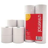Universal 35744 1Ply Cash Register/Point of Sale Roll, 16 lb, 1/2Inch Core, 13/4Inch x138 ft, 10/Pack