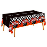 Gatherfun Car Birthday Decorations Kit: Car Theme Party Supplies, Includes 2-Pack Racing Car -Themed Tablecloths for Kids & Boys