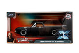Fast & Furious Fast X 1:24 1967 Chevy El Camino Die-Cast Car, Toys For Kids And Adults,Black