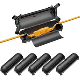 iwillink 6 Pack Outdoor Extension Cord Cover Waterproof - Weatherproof Electrical Connection Box for Outdoor Outlet, Plug, Socke