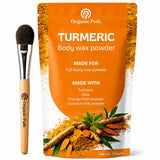 Organic Path Turmeric Body Wax Powder For Women & Men | Herbal Hair Removal Powder With Turmeric, Rice, Orange Peel & Coconut Mi