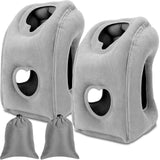 Suzile 2 Pack Inflatable Travel Pillow Inflatable Neck Pillow For Traveling Sleeping Bed Car Cushion Seat Airplane Pillow Suppor