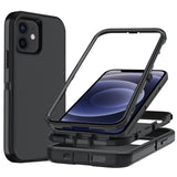 Ylzhe for iPhone 12 Case & iPhone 12 Pro Case,3-Layer Durable Case iPhone 12 Heavy Duty Protection,Shockproof [No Screen Protect