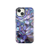 QLTYPRI Flower Case for iPhone 14 Plus/15 Plus, Aesthetic Cute Floral Phone Case for Girls Women, Protective Hybrid 2-Layer Hard