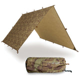 AquaQuest Defender Tarp - Heavy-Duty Waterproof (20,000 mm) Seam-Taped Rain Fly for Camping, Bushcraft & Survival - 13 10 True 