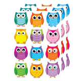 Carson Dellosa Education Colorful Owls Cut-Outs, 36 Per Pack, 3 Packs