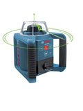 BOSCH GRL 300 HVG SelfLeveling GreenBeam Rotary Laser, Includes 2 D Batteries, Remote Control, Wall Mount, Laser Target, Laser