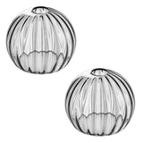 Clear Glass Shade,Replacement Globe & Cover for Lighting Fixture, 8 Diameter, Replacement with 1.65 Inch Fitter for Wall Lamps C