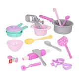 Battat- Play Circle- Shopping Cart & Grocery Set For Kids - Toy Food - Play Kitchen- Pretend Play- 3 Years + (50 Pcs)