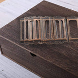 10pcs 83 x 30mm Bronze Color Metal Office File Cabinet Shelves Drawer Name Card Label Holder Frames with Screws