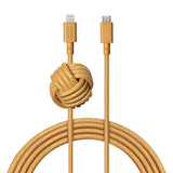 Native Union Night Cable - 10ft Ultra-Strong Reinforced Durable USB-C to Lightning [MFi Certified] Charging Cable with Weighted 
