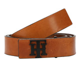 Tommy Hilfiger MenS Leather Belt Herveys Tan, Size L 1M | Stylish Belt For MenS | Adjustable