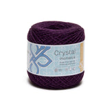 Crystal [100grs] - Monarca - Fine Mexican Crochet Thread Yarn for Clothing and Crafts - Color 035- Dark Grape 90230
