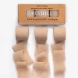 Flyhill 3 Rolls Fringe Chiffon Silk Ribbon,1.5 x 21Yd (3 Rolls *7Yd) for Gifts Wrapping,Valentines Day,Wedding Invitations,Bouq