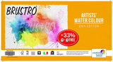 Brustro Artists Watercolour Paper, 200 Gsm, A3-25% Cotton Cold Pressed, 6 + 2 Free Sheets