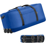 Finnhomy 120L Foldable Rolling Duffel Bag with 3 Wheels, Light Weight Travel Duffel bag with Large Loading Capacity, 32 inch Rol