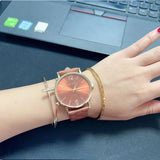 yunanwa 10 Pack Women Men Unisex Platinum Watches Roman Leather Band Analog Quartz Wrist Watch