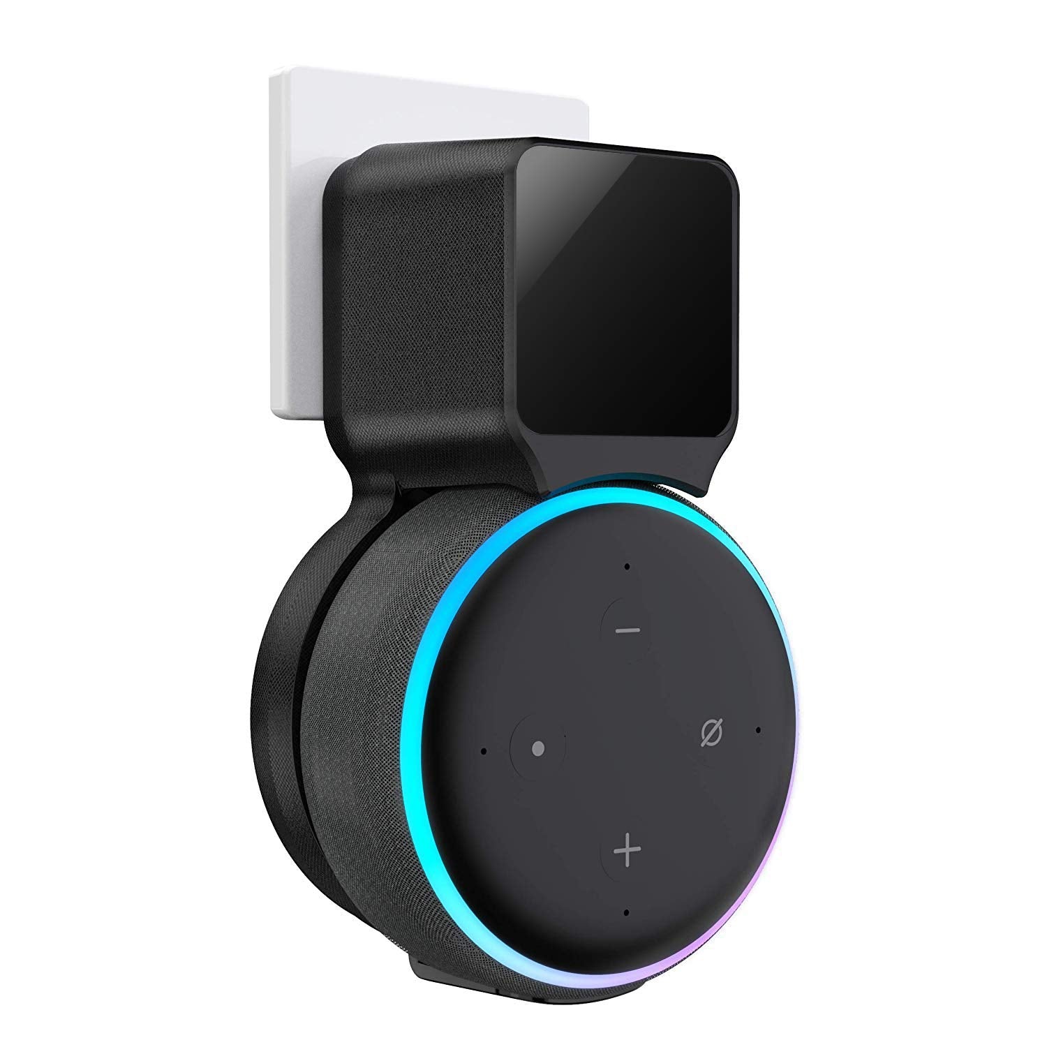 Maxonar Echo Dot Wall Mount Holder, Echo Dot Mount 3rd Generation Space-Saving Accessories for Dot Smart Speakers, Clever Echo D