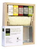 R&F Handmade Paints Premium Artist Encaustic Paint Starter Set, 14 Piece Kit, Multicolor