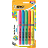 BICGBLP51ASST BIC Brite Liner Grip Highlighter