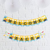 Big Dot of Happiness Back to School First Day of School Classroom Decorations Mini Pennant Banner Welcome Back