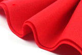YYCRAFT 1 Yard Super Thick Soft Felt by The Yard Fabric 38 Inch Wide DIY Arts & Crafts Sewing-Red