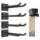 Ultrawall Garage Storage Hooks, Heavy Duty Steel Tool Organizer, 12.4 Inch Wall Mount Hangers Racks for Car Tires, Ladders, Chai