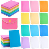 Treela 24 Pcs 3 mm Embroidery Foam 6 x 9 Puffy Foam Assortment EVA Craft Foam Sheets for 3D Embroidery Arts and Crafts, Machine 