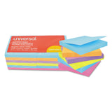 Standard SelfStick Bright Pads, 3 X 3, Assorted Bright Colors, 100Sheet, 12/pk
