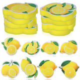 Tigeen 8 Pcs Lemon Sponges Set Cute Kitchen Sponges Scrubber Bulk