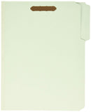 Pendaflex Pressboard Fastener Folders, 2 Fasteners, Letter Size, Light Green, 1 Expansion, 1/3Cut in Left, Right, Center Posit