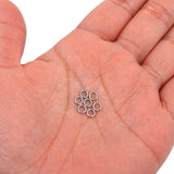 THREENEST 1000PCS 5mm 1mm Thickness 18 Gauge Stainless Steel Jump Rings, Unwelded Metal Round O Rings for Necklace Bracelet Keyc