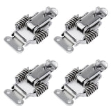 MY MIRONEY 4Set Compression Spring Toggle Latch Lock 304 Stainless Steel Spring Loaded Draw Latch Clamp Cabinet Boxes Toggle Has
