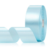 Aoropo Baby Blue Satin Ribbon 1-1/2 Inch x 60 Yards, Sky Blue Fabric Ribbons for Gift Wrapping, Baby Shower, Crafts, Floral Arra