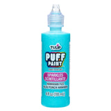 Tulip Puff Fabric Paint , Permanent Craft Paint for Clothes, DIY Projects, Notoxic, 4 fl oz, Sparkles Hawaiian Fizz